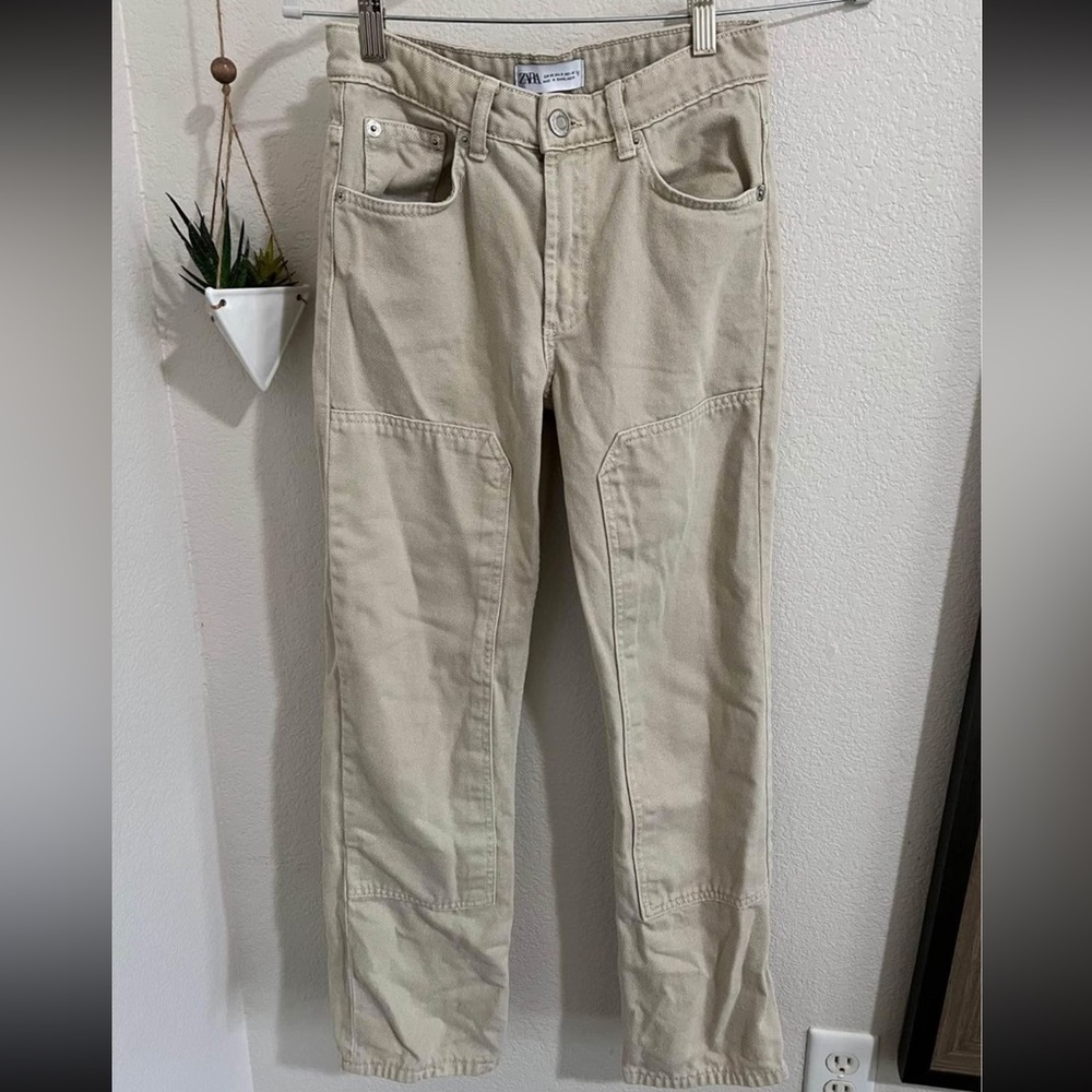 Zara pants/khaki jeans size 0